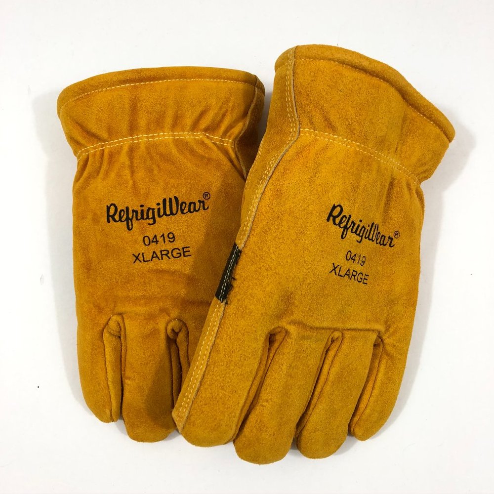 RefrigiWear Warm Double Insulated Cowhide Leather - Picture 1 of 6